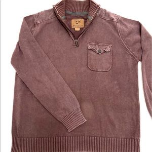 Outdoor life burgundy men sweater Sz M